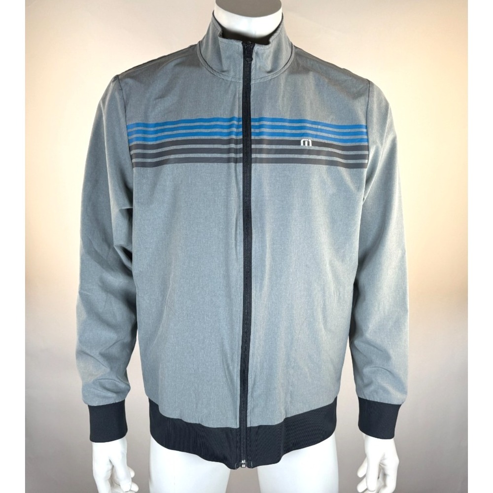 Travis Mathew Golf Jacket Mens XL NWOT Long Sleeve Lightweight Windbreaker‎ Gray